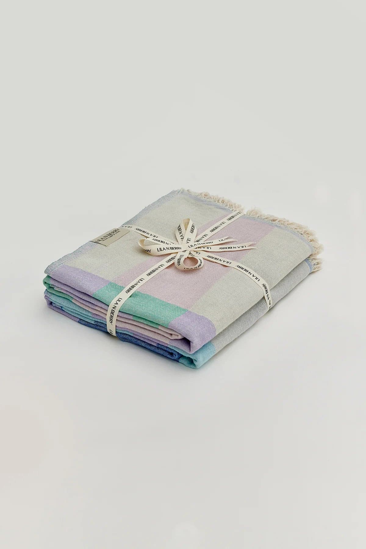 Pale Pluie Dobby Turkish Towel Bundle - Set of 2 by Cove & Fold - bundle view