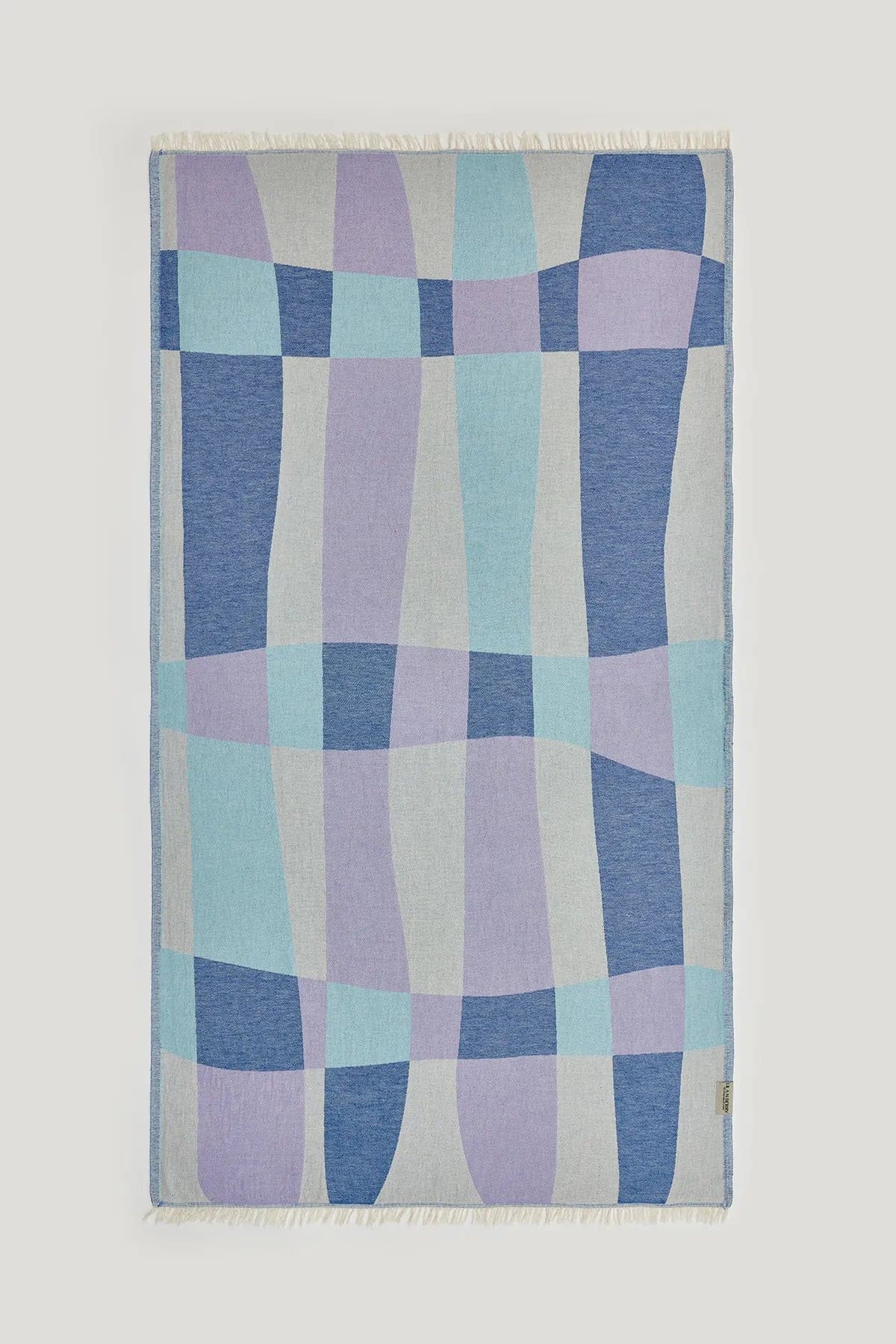 Pale Pluie Dobby Turkish Towel Bundle - Set of 2 by Cove & Fold - front view